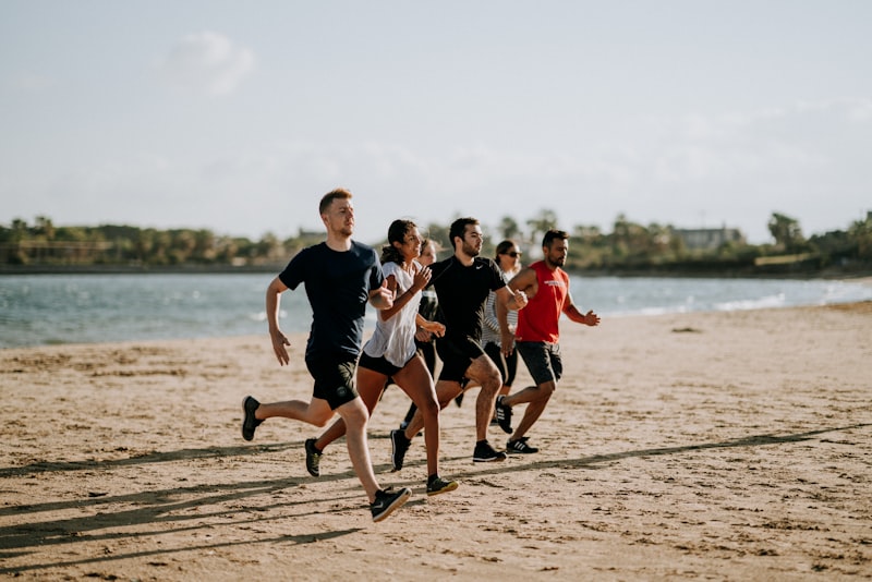 Runner doing a strength exercise